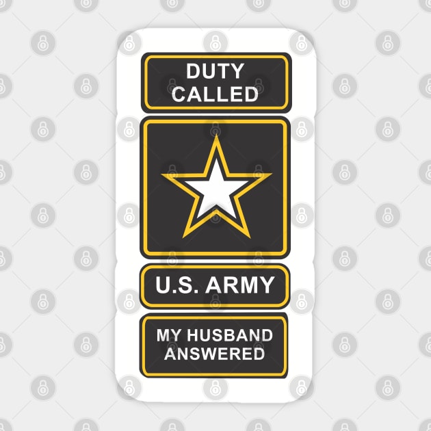 DutyCalledArmy Husband Sticker by Cavalrysword